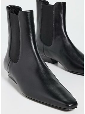 NEW Staud Wally Chelsea Ankle Boot - Black